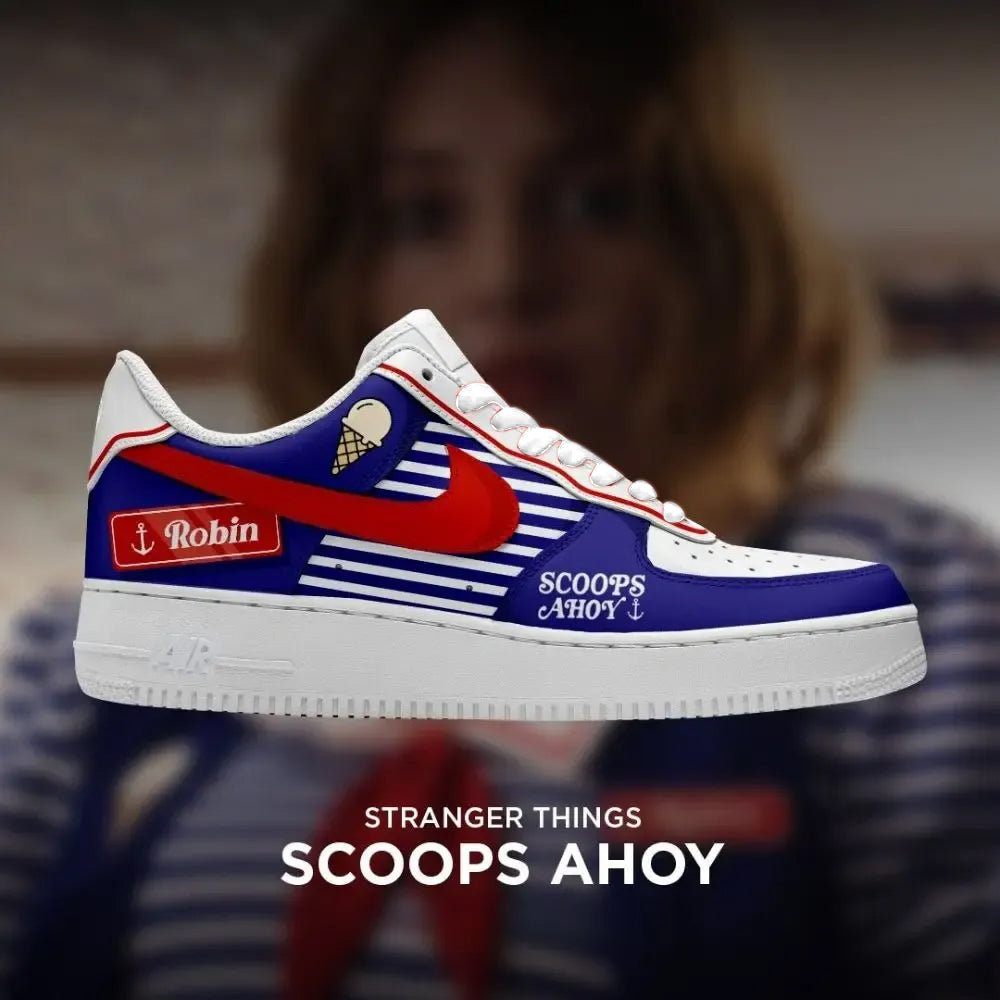 Scoops Ahoy Stranger Things Low Top Shoes