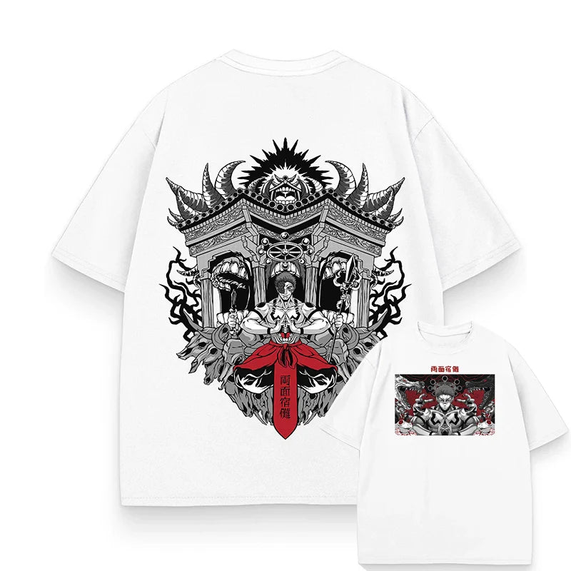 Jujutsu Kaisen Sukuna's Realm Oversized Graphic T-Shirt