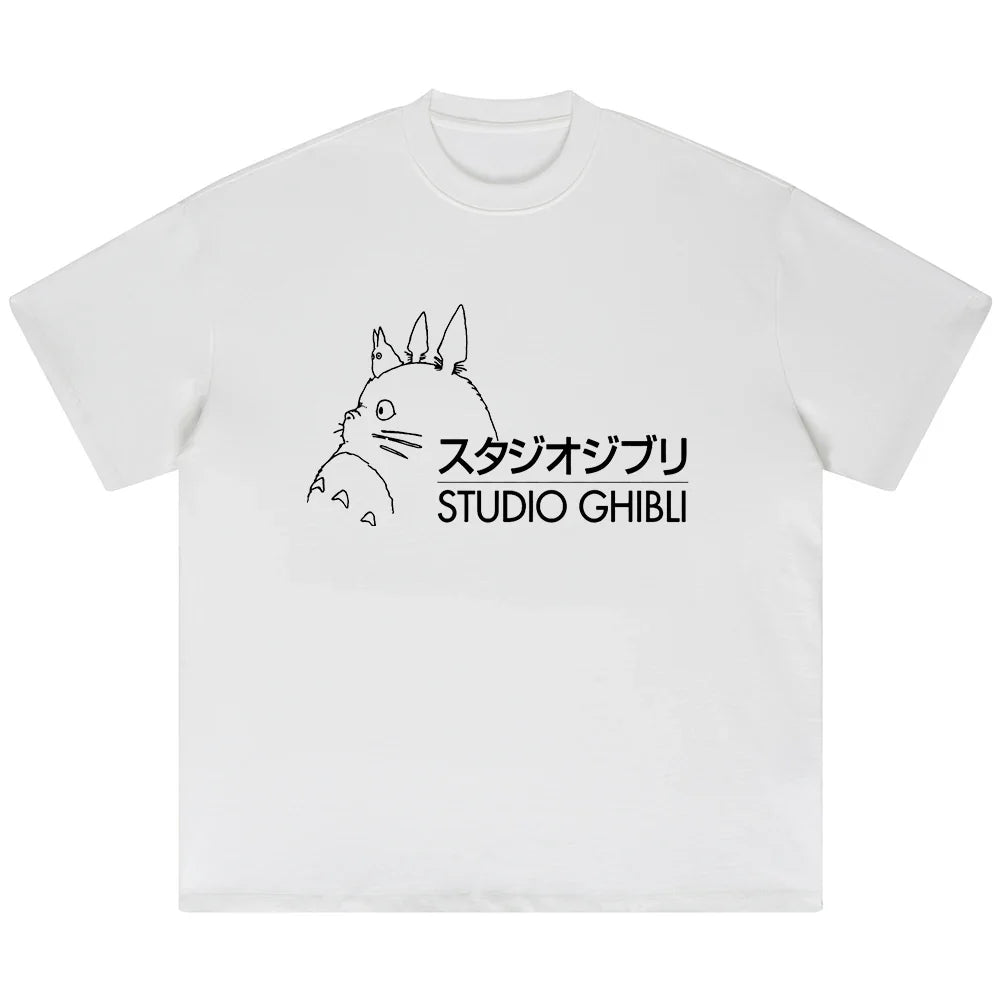 Studio Ghibli Totoro's Leaf Oversized Graphic T-Shirt