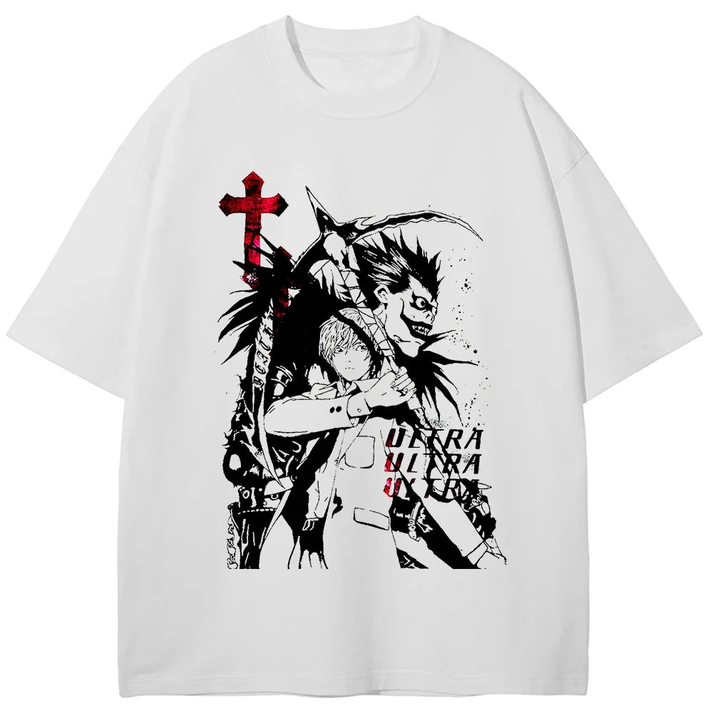 Death Note Light's Companion Oversized Vintage Shirt