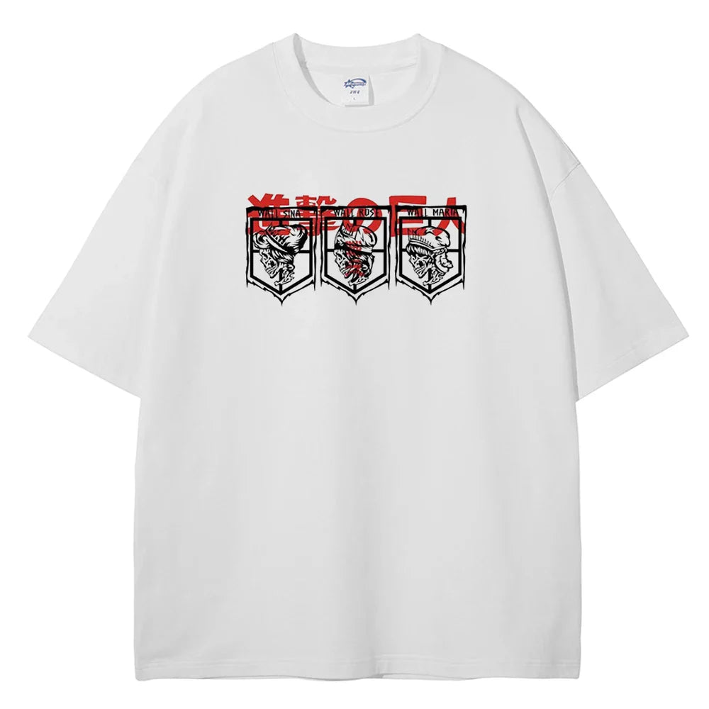 Attack on Titan Freedom's Wings Oversized Graphic T-Shirt