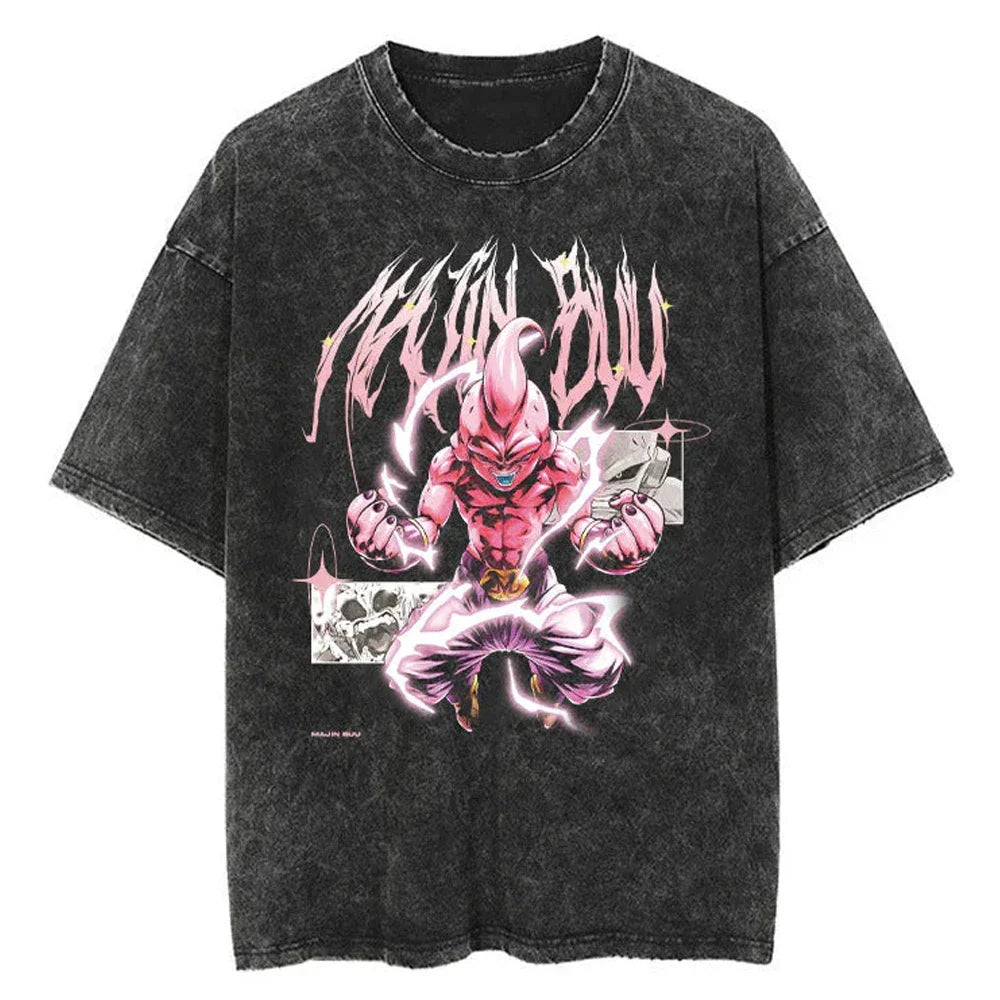 Dragon Ball Majin Buu Pure Chaos Oversized Vintage T-Shirt