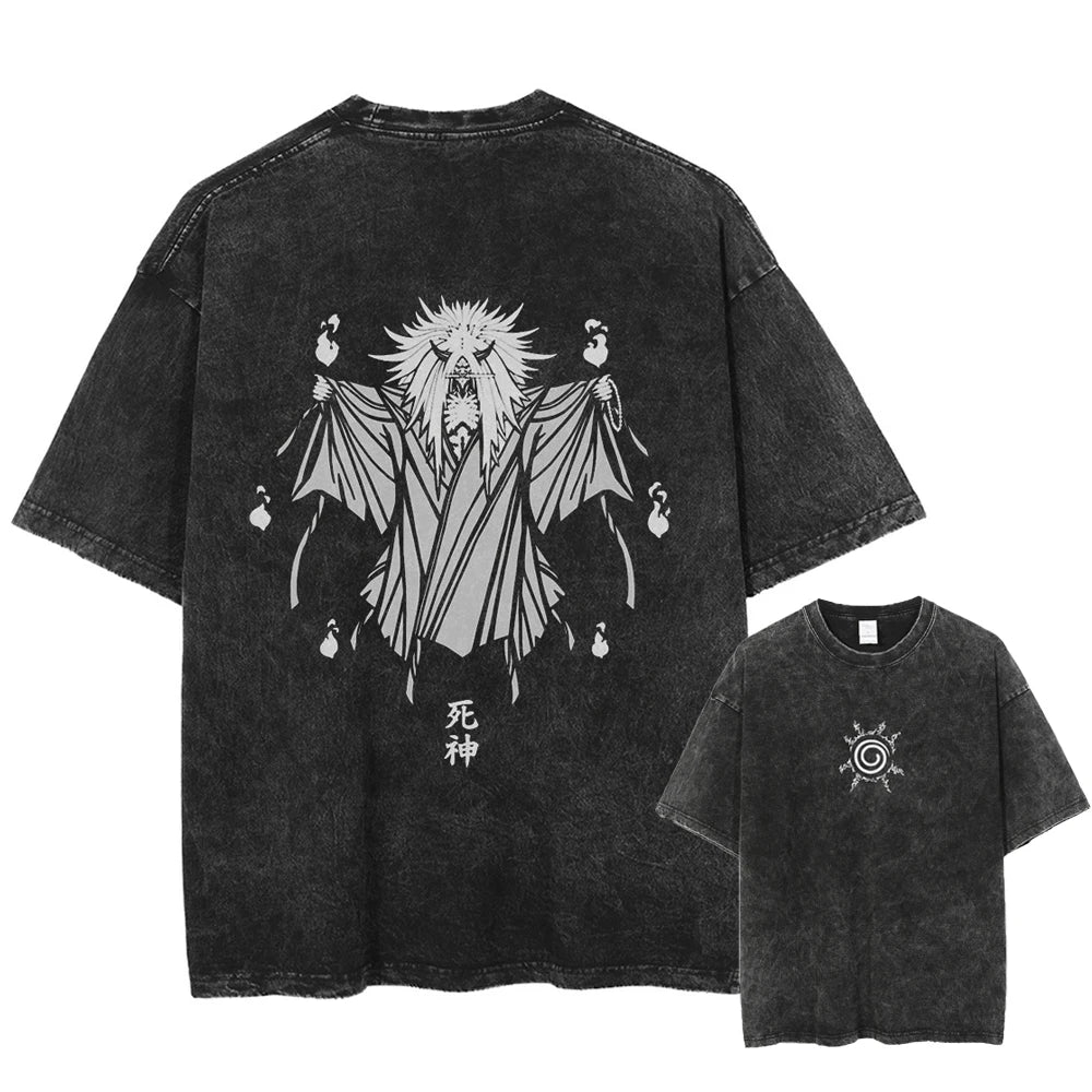 Naruto Reaper Death Seal Oversized Vintage T-Shirt