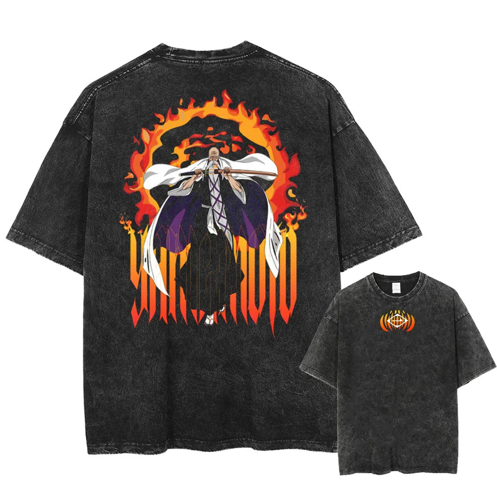 Bleach Yamamoto's Flame Vintage T-Shirt