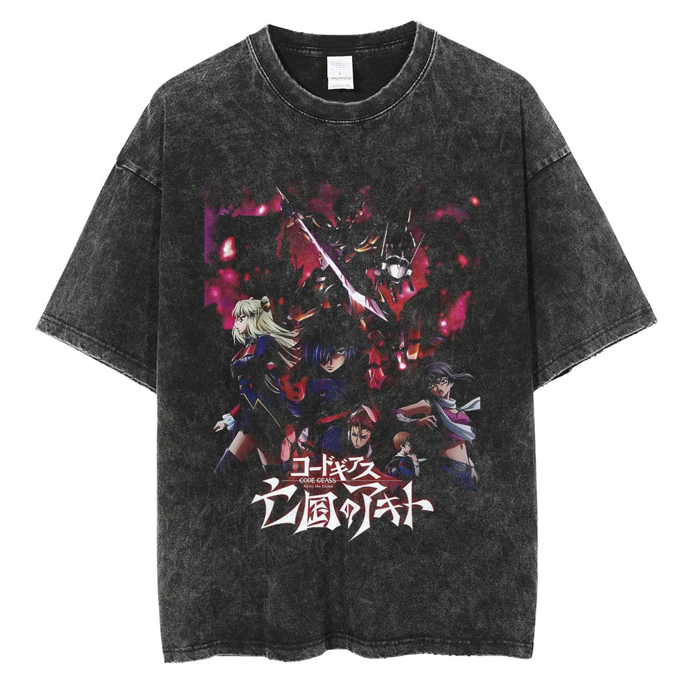 Code Geass The Rebels of Britannia Oversized Vintage T-Shirt