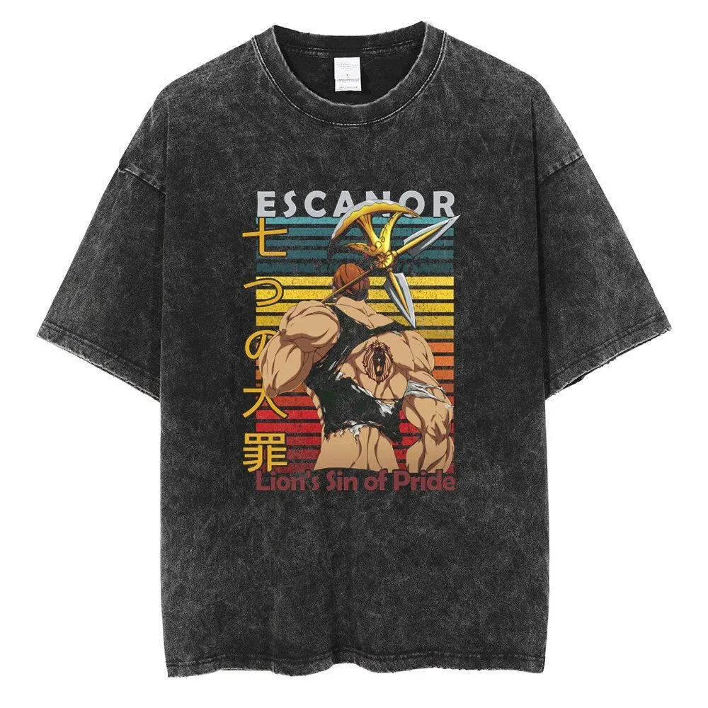 Seven Deadly Sins Escanor's Sun Oversized T-Shirt