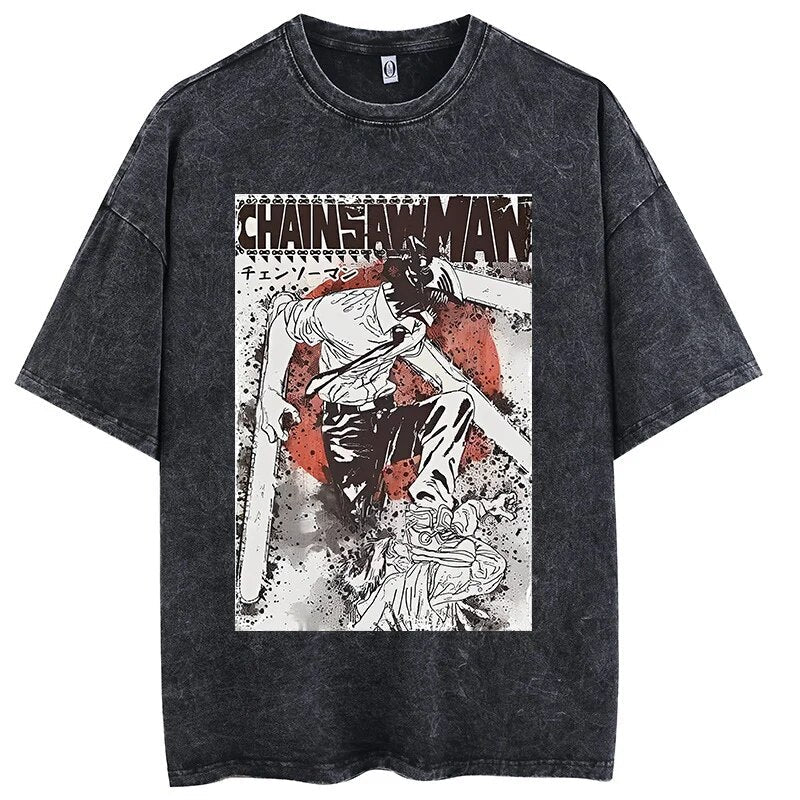 Chainsaw Man Eternal Battle Vintage T-Shirt