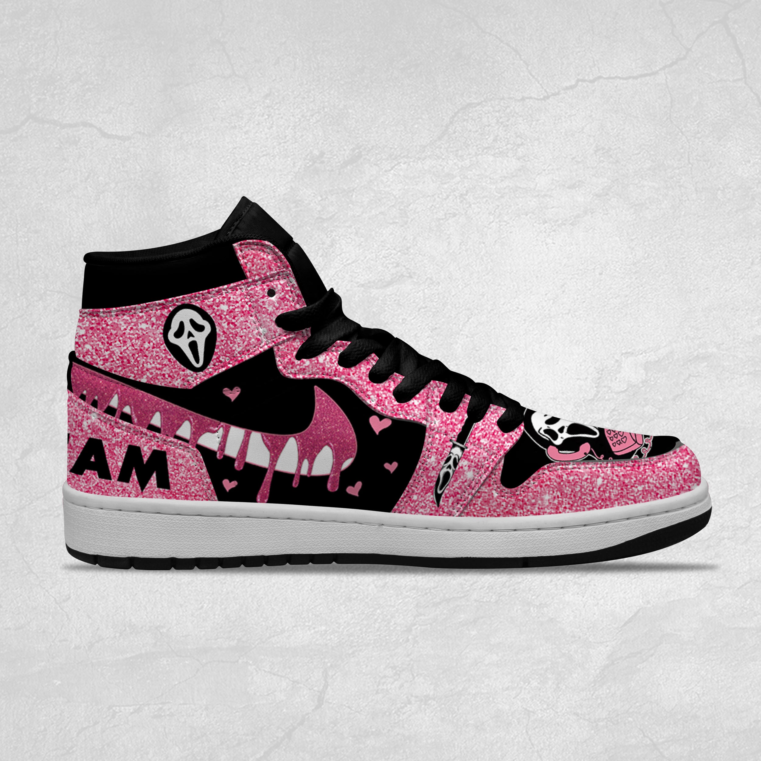 Ghostface Halloween J1 High Top Shoes