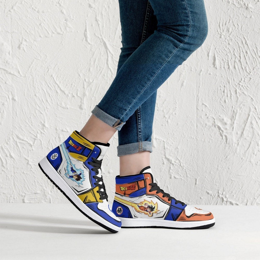Goku And Vegeta Dragon Ball JD1 High Top Shoes