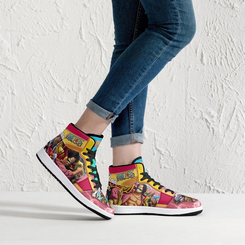Gol D. Roger One Piece JD1 High Top Shoes