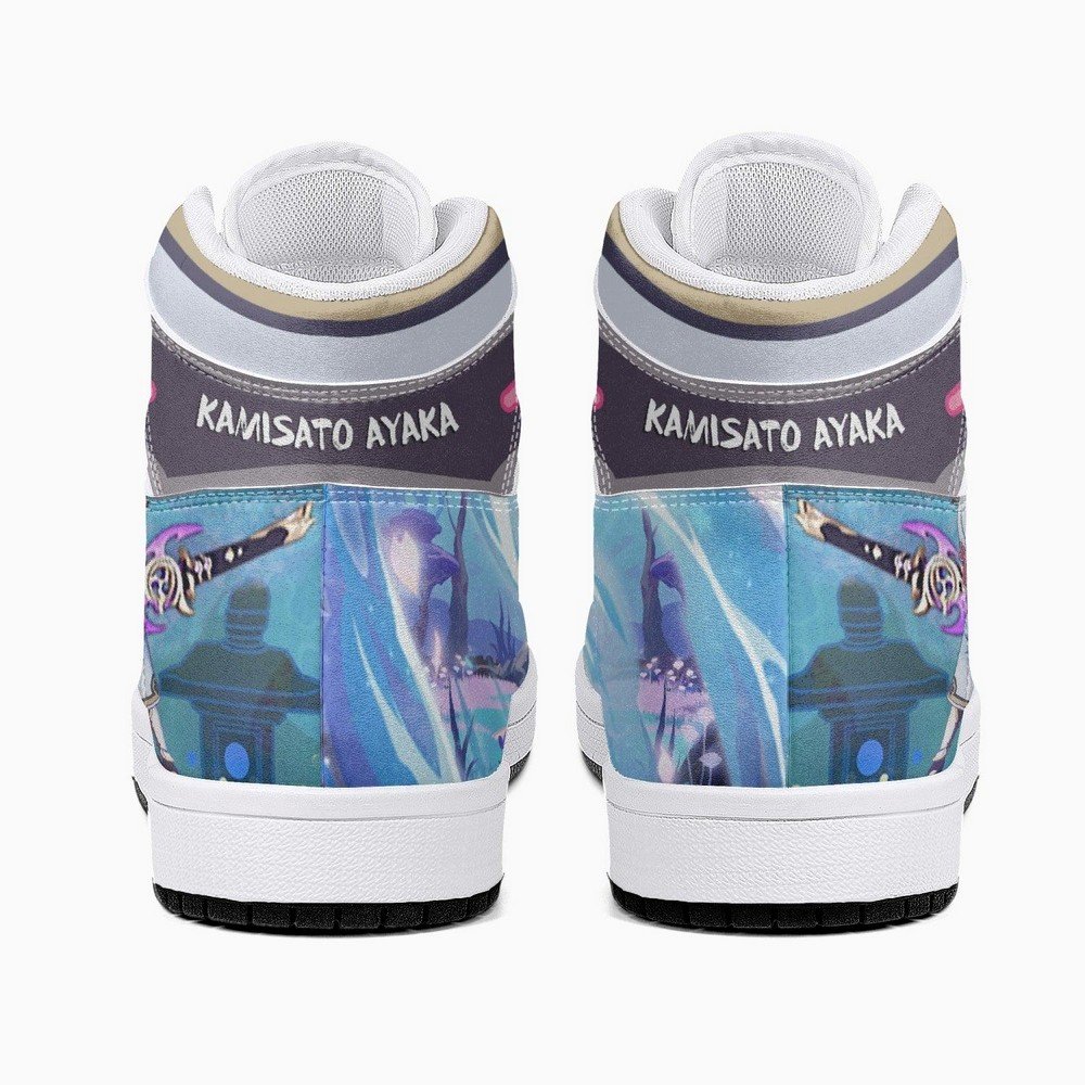 Kamisato Ayaka Genshin Impact JD1 High Top Shoes