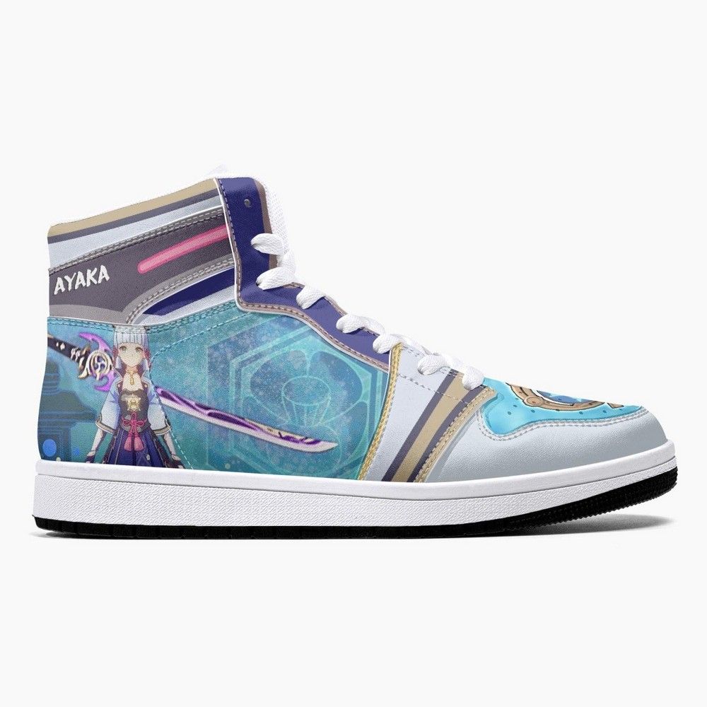 Kamisato Ayaka Genshin Impact JD1 High Top Shoes