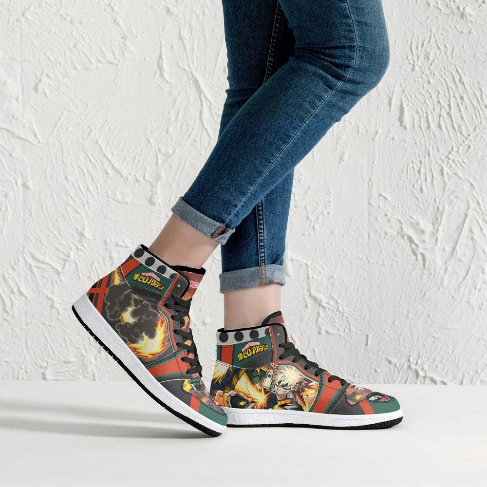 Katsuki Bakugo My Hero JD1 High Top Shoes