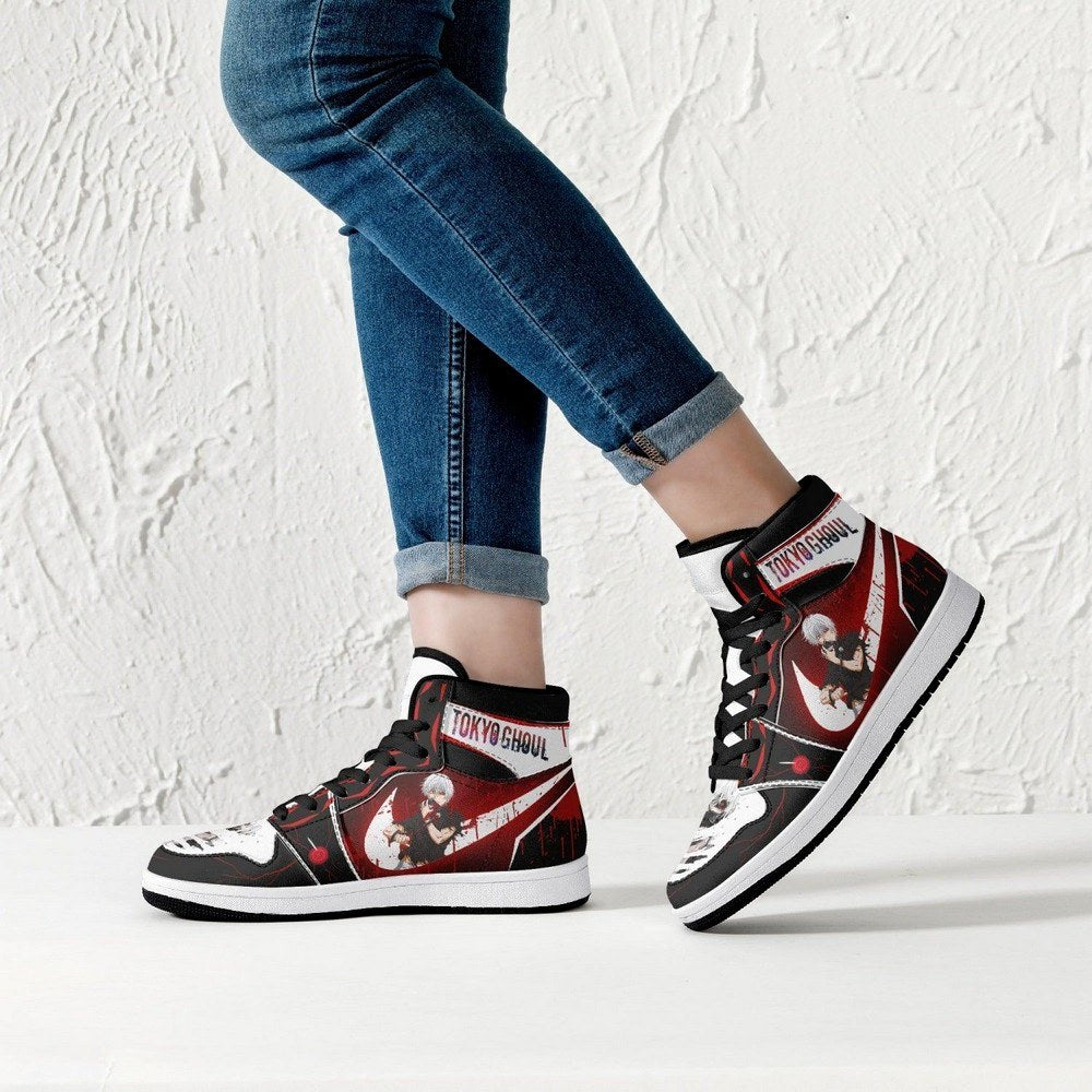 Ken Kaneki Tōkyō Gūru JD1 High Top Shoes