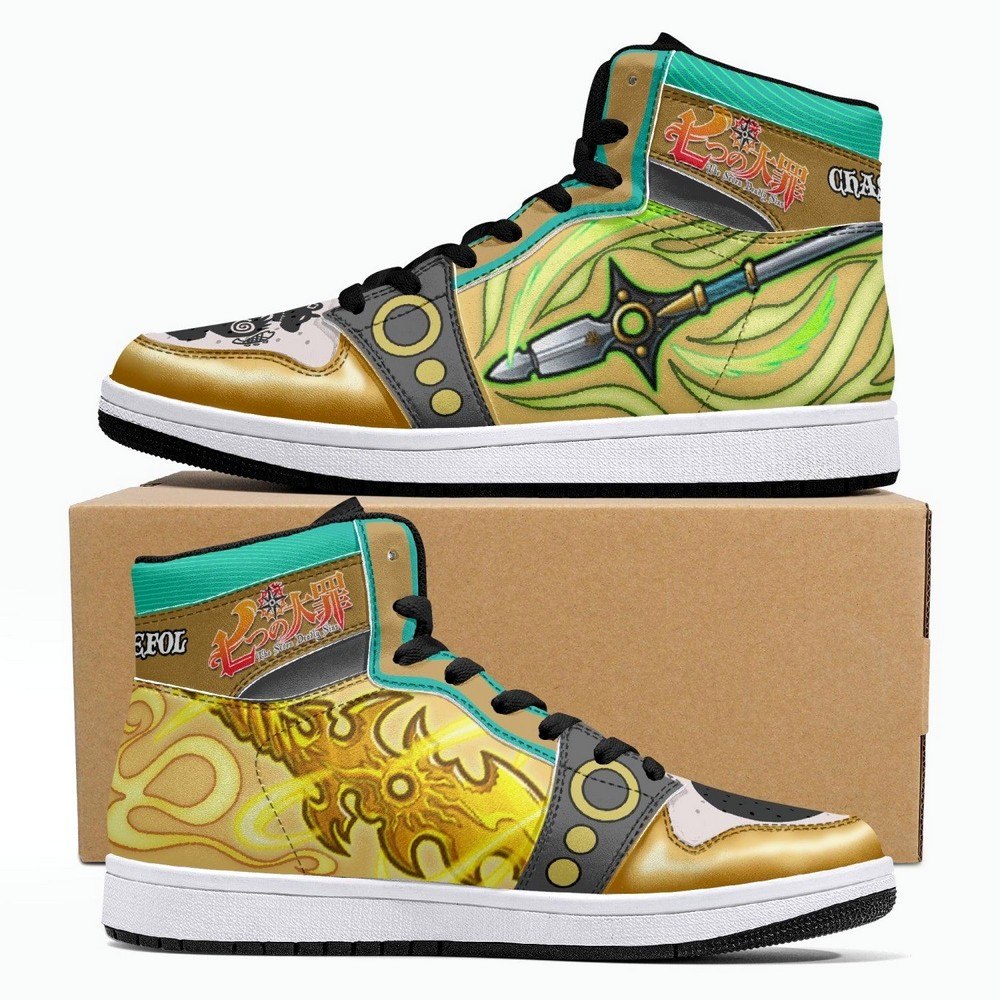 King Chastiefol Seven Deadly Sins JD1 High Top Shoes