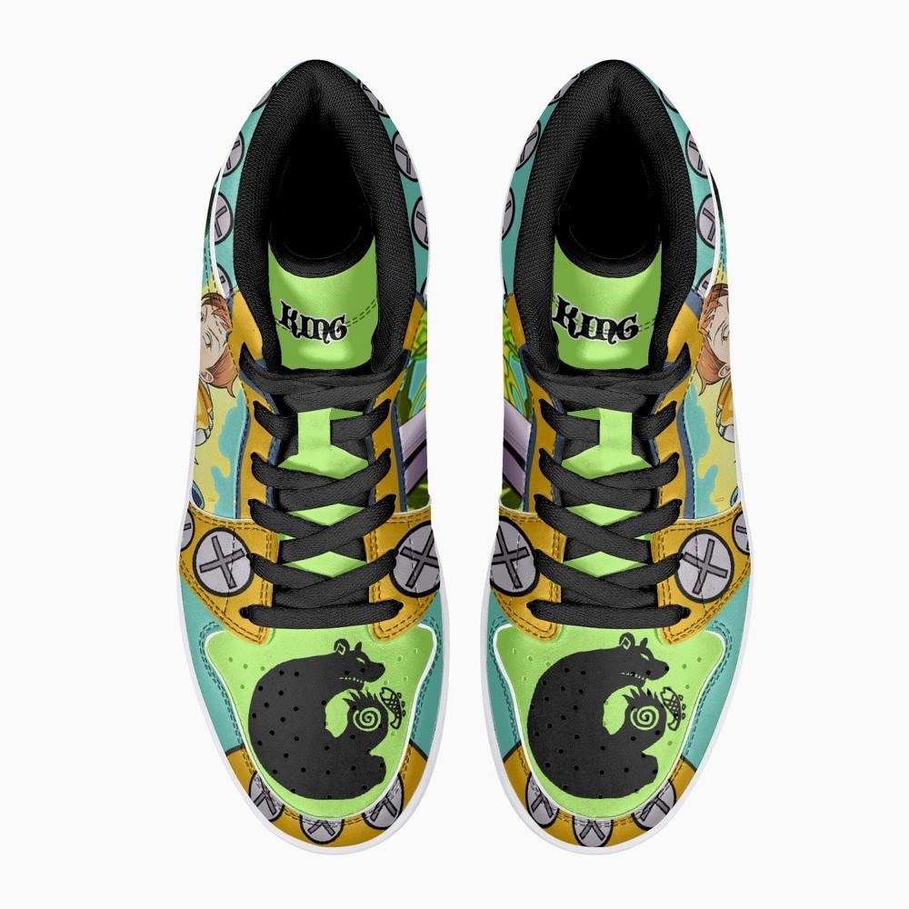 King Seven Deadly Sins JD1 High Top Shoes