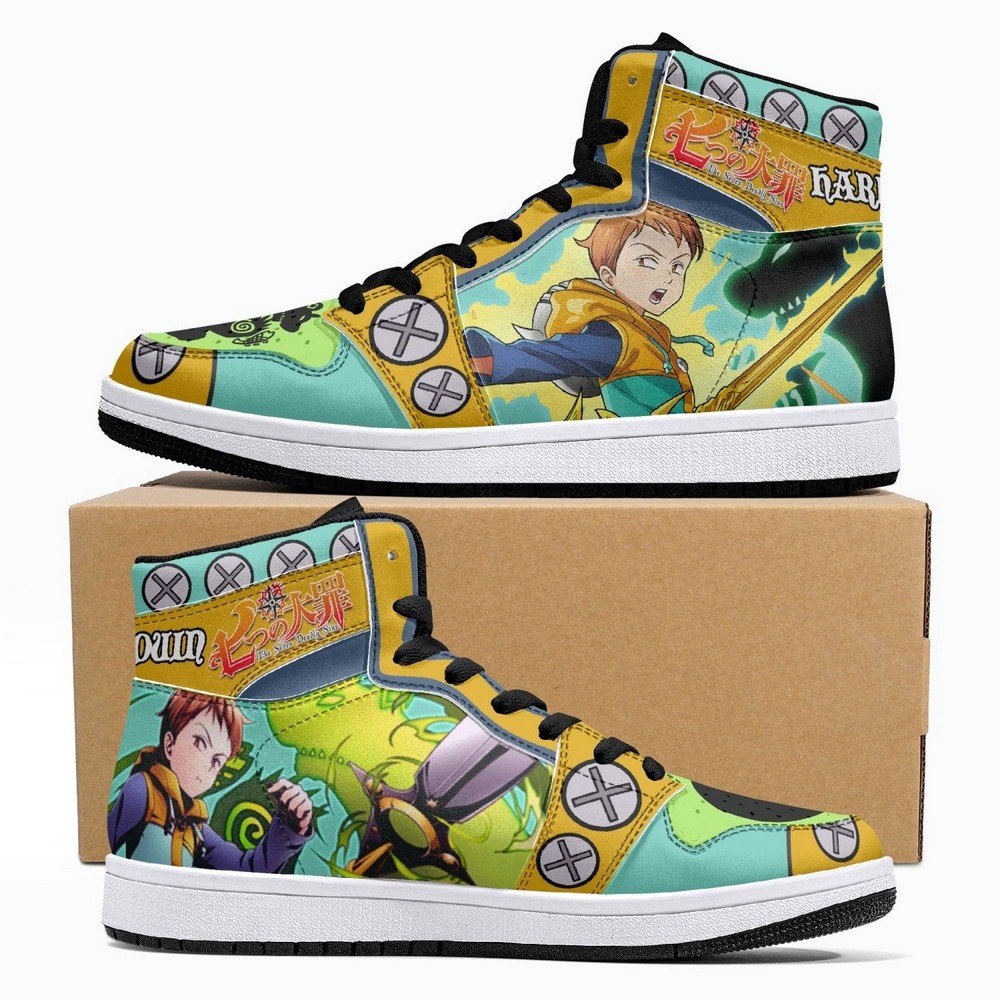 King Seven Deadly Sins JD1 High Top Shoes