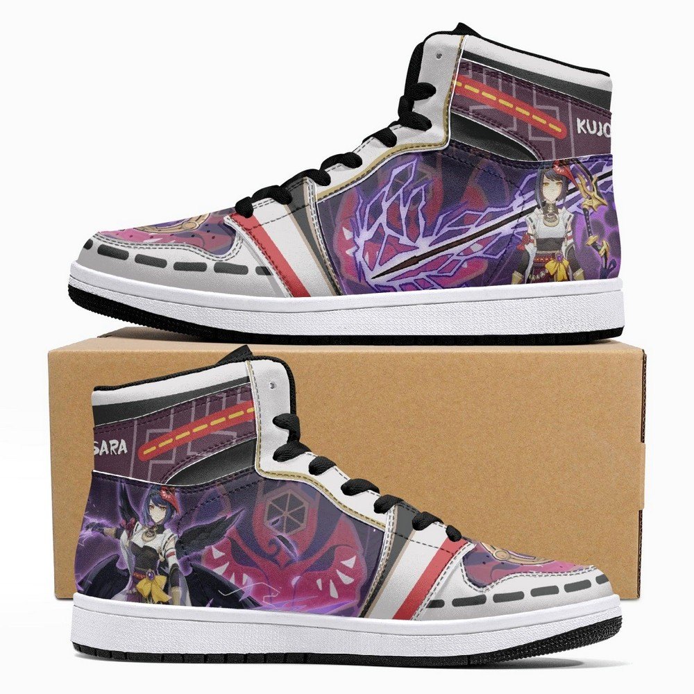 Kujou Sara Genshin Impact JD1 High Top Shoes