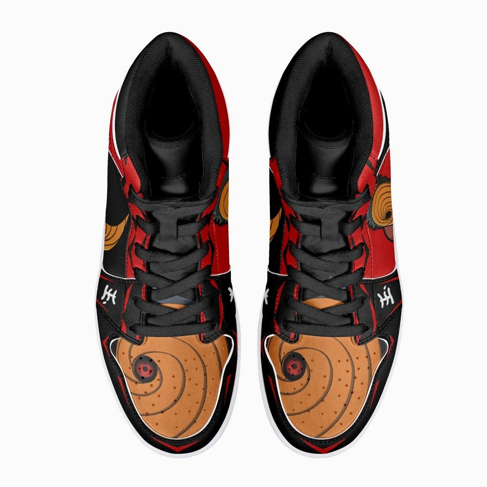 Obito Tobi Clan Red Cloud Ninja JD1 High Top Shoes