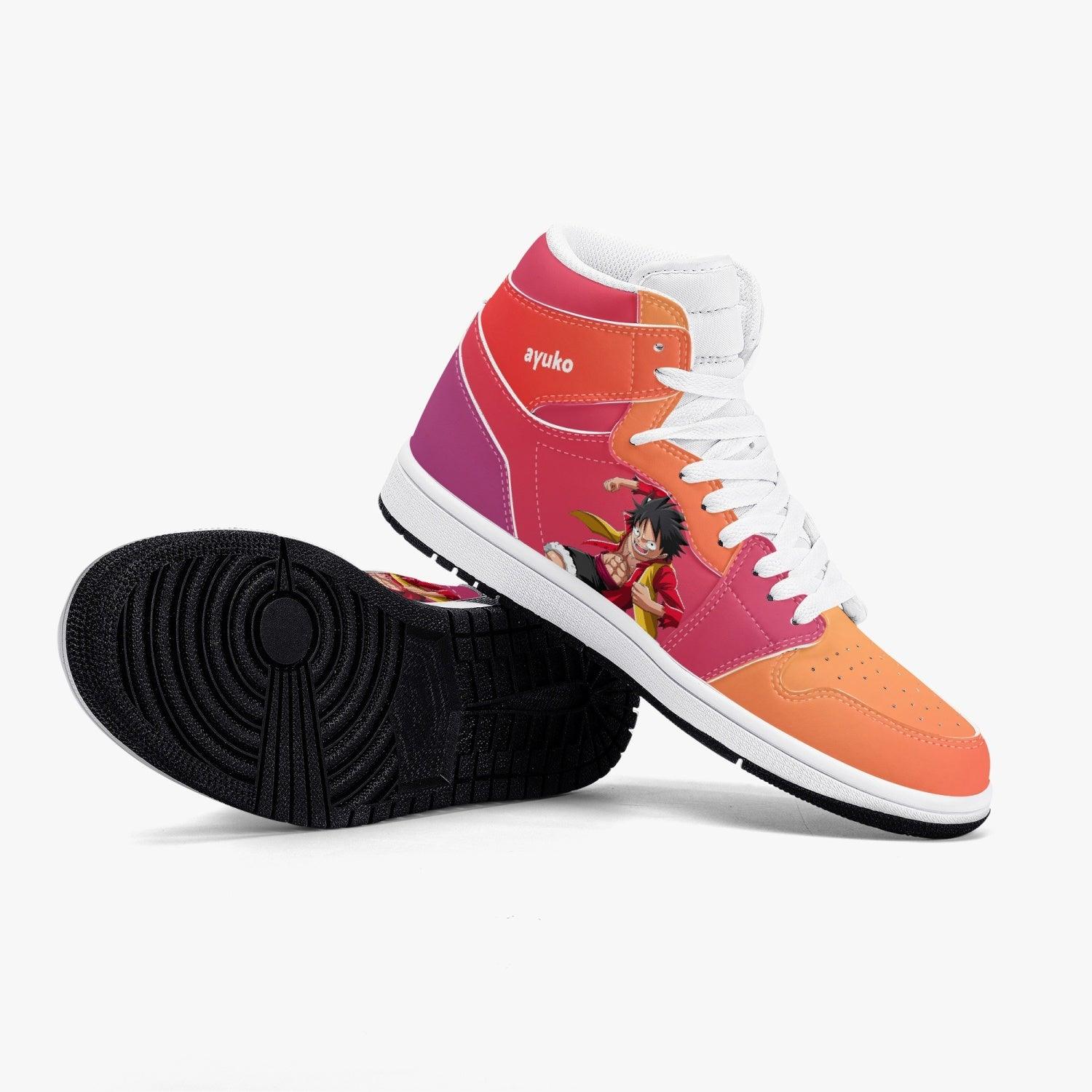 One Piece Luffy Armament Haki AJ1 High Top Shoes