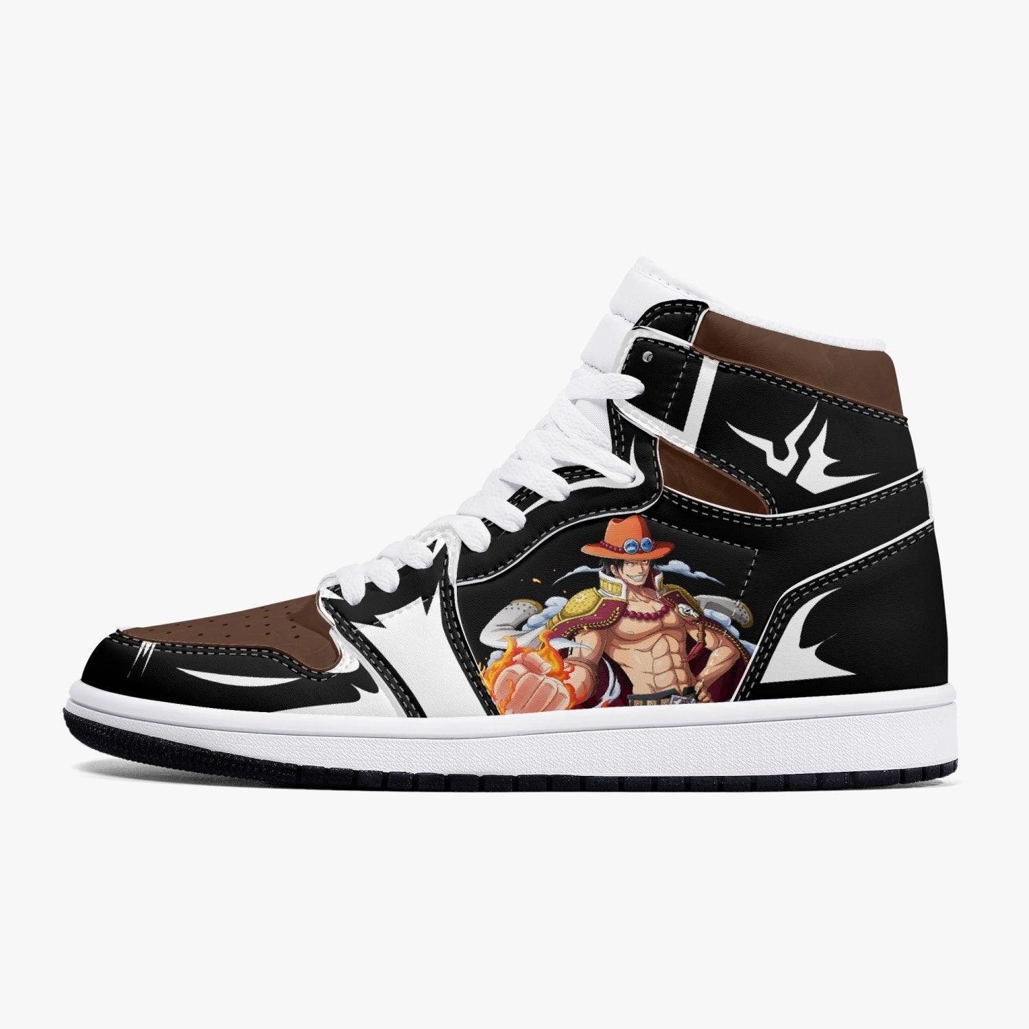 One Piece Portgas D. Ace AJ1 High Top Shoes