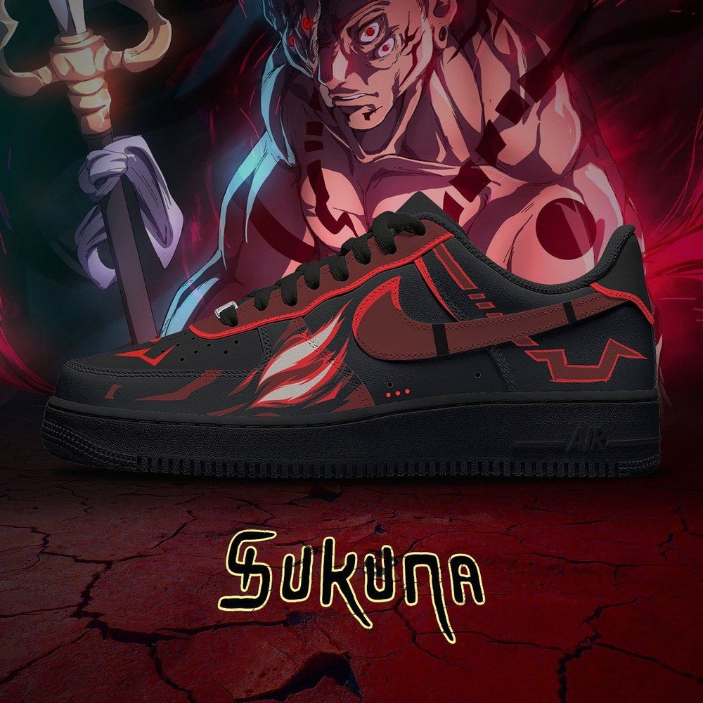 Ryomen Sukuna True Form Jujutsu Kaisen AF1 Shoes