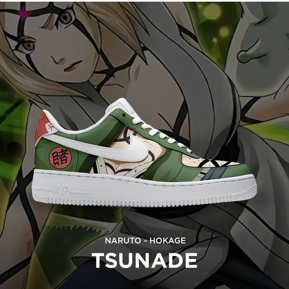 Tsunade Hokage Naruto Low Top Shoes