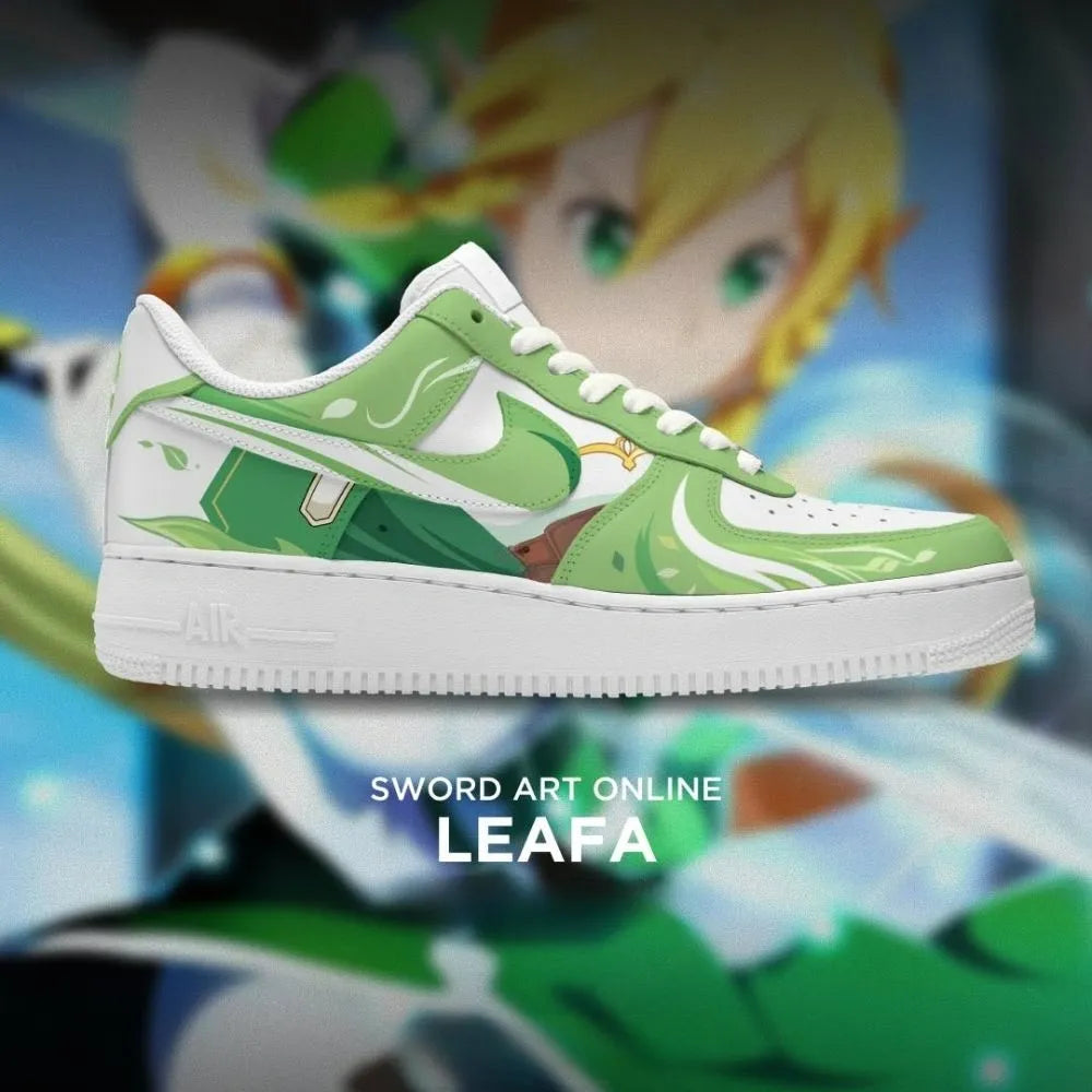 Leafa Sword Art Online Low Top Shoes