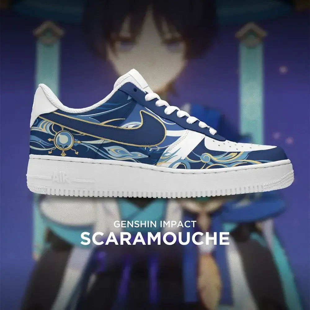 Scaramouche Genshin Impact New Low Top Shoes