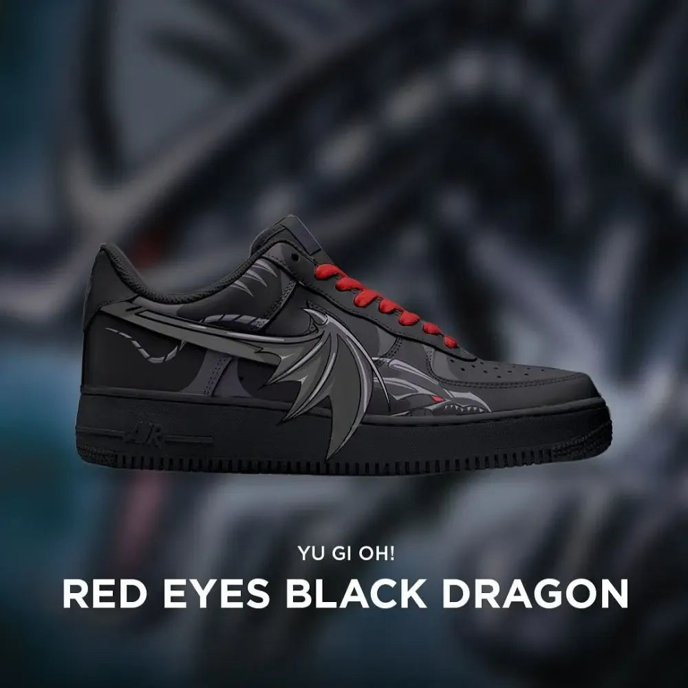 Red Eyes Black Dragon Yu-Gi-Oh Edition Low Top Shoes